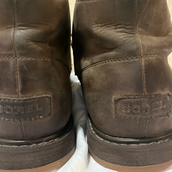 Sorel Brown Leather Ankle Boots - Picture 5 of 12